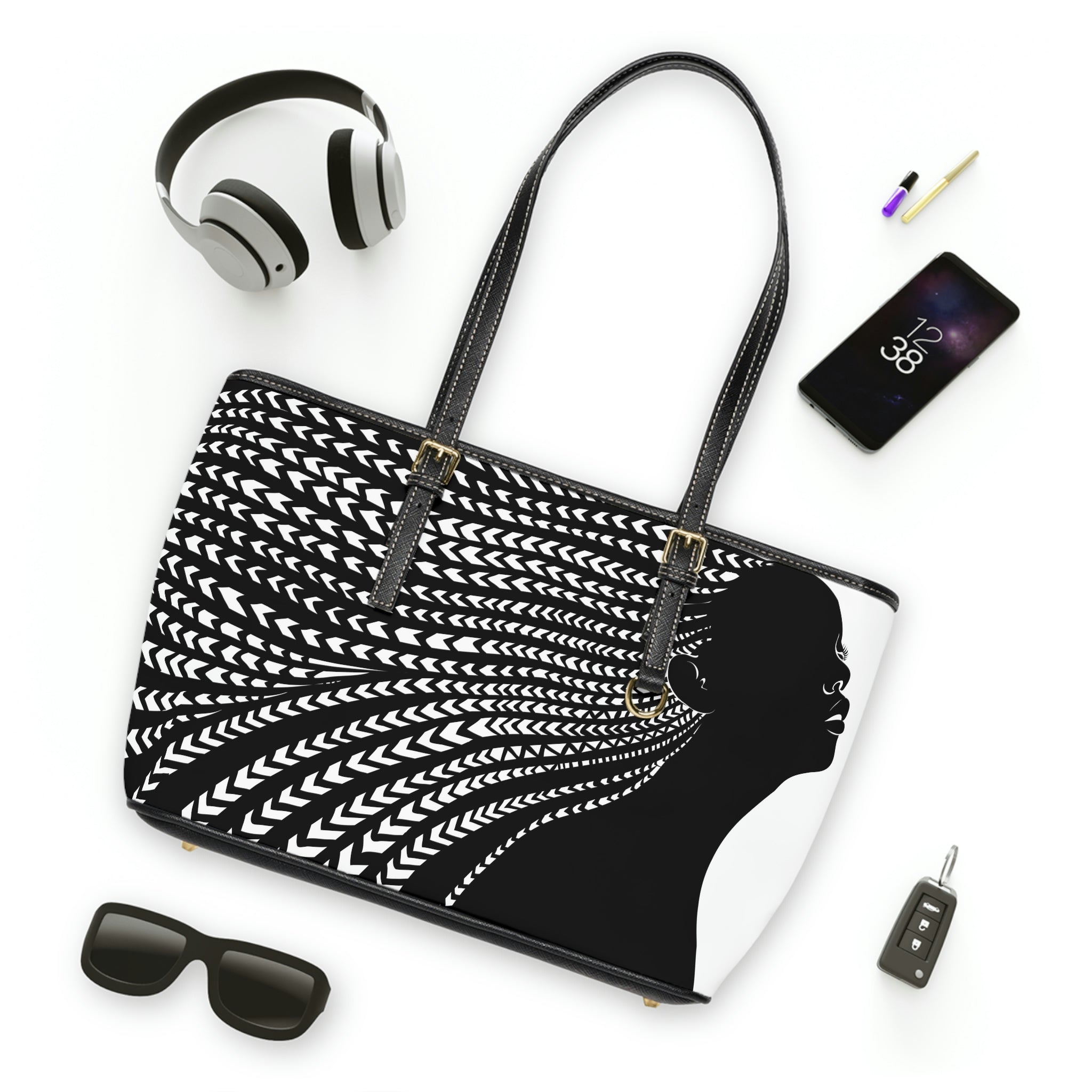 Her Braids Shoulder Bag