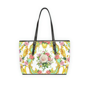 Regency Floral Vegan Leather Shoulder Bag