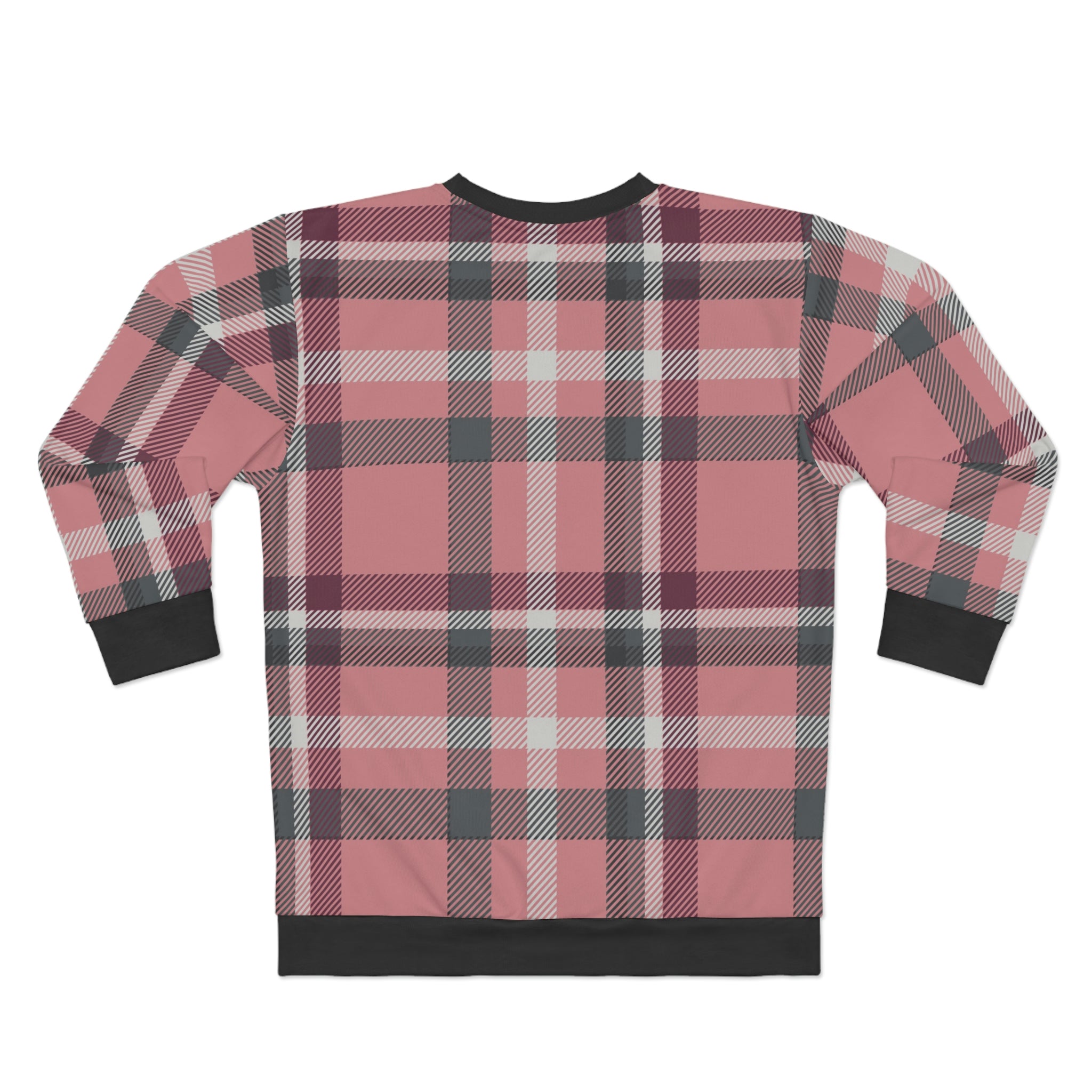 Mauve Plaid Sweatshirt